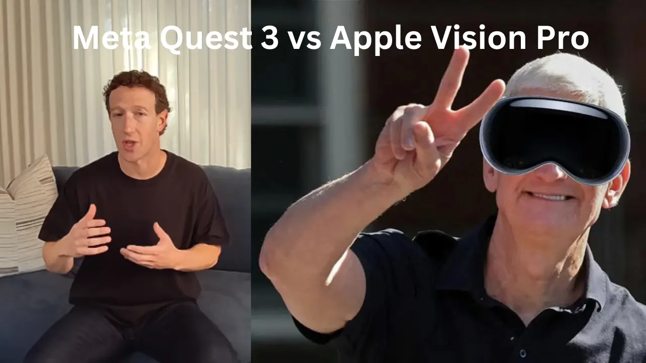 Meta Quest 3 vs Apple Vison Pro