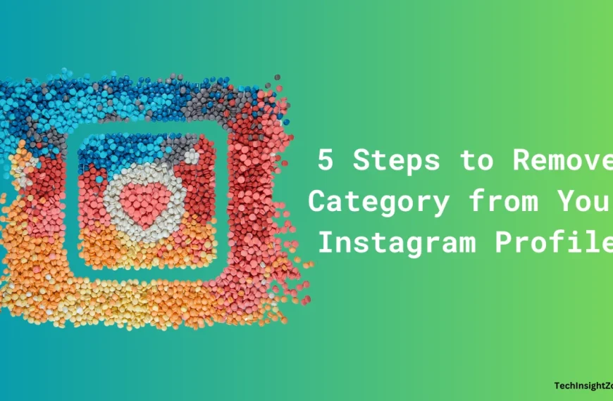 5 Steps to Remove Instagram Profile Category