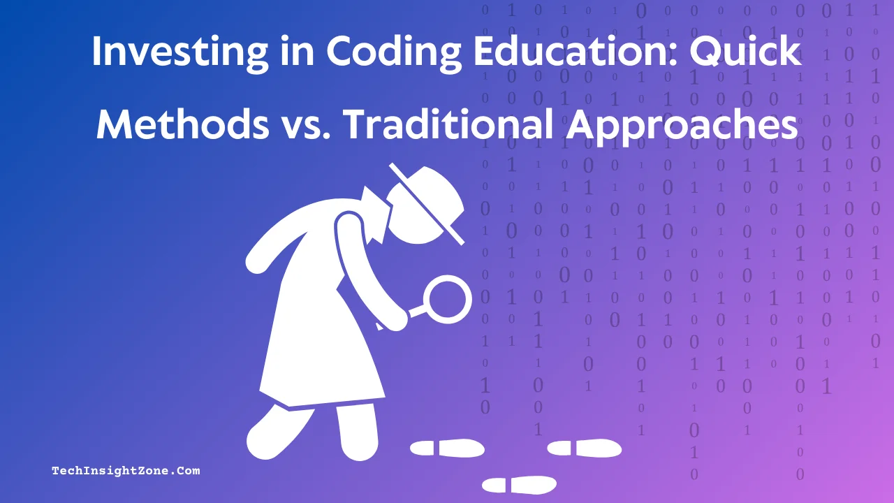 The Economics of Coding Education: Are Quick Learning Methods Worth It?