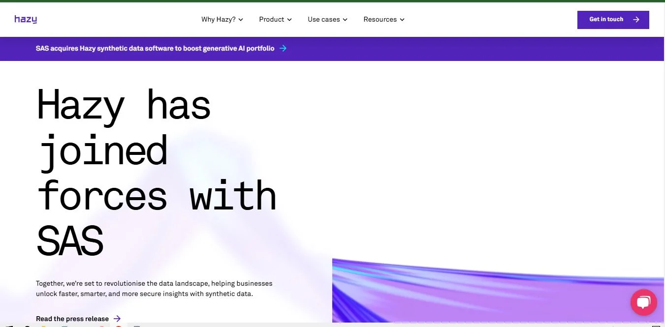 Hazy synthetic data tool