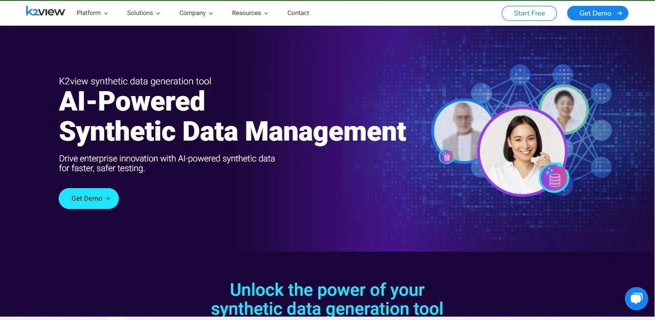 K2View Synthetic Data Generator