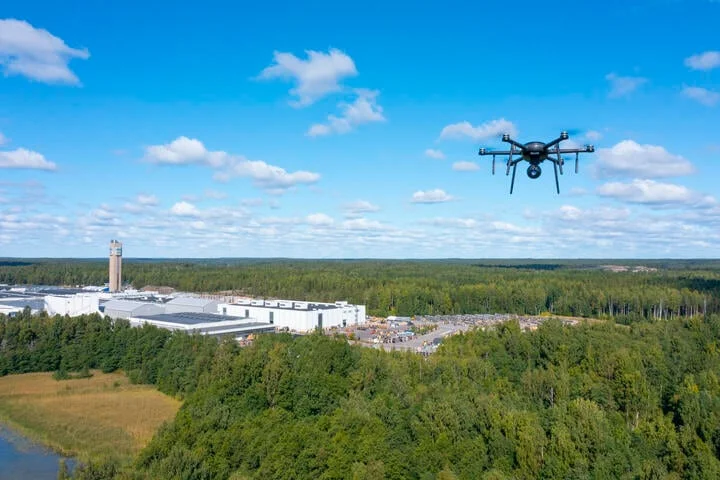 Nokia's Drone Test Fly