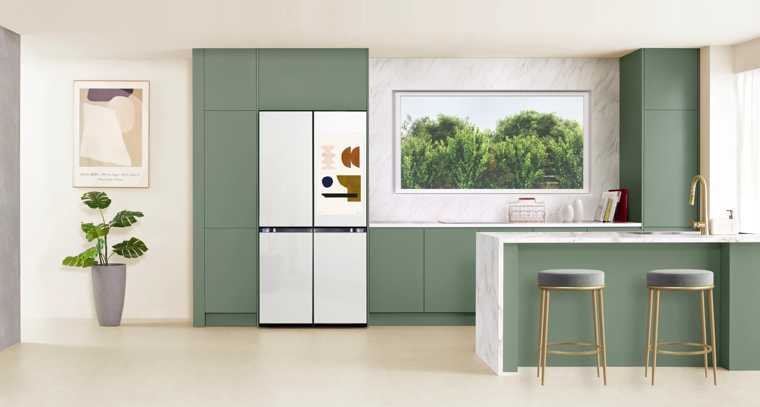 Samsung's New Refrigerator with AI Hybrid Cooling