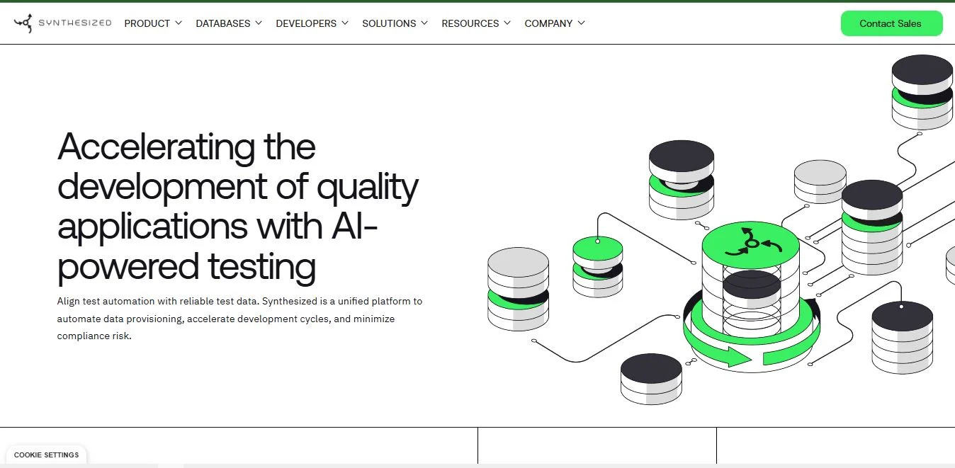Synthesized.io synthetic data tool