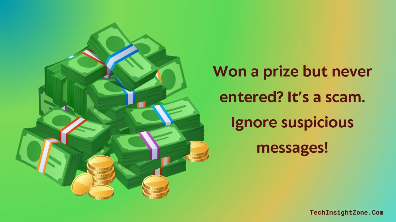 Fake Prize Warning