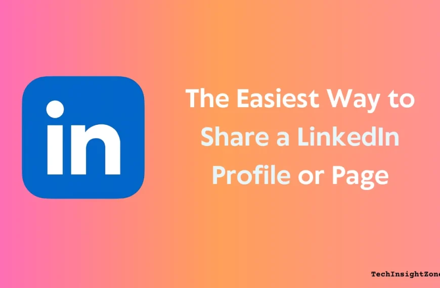 How to Share LinkedIn Profile and Page…
