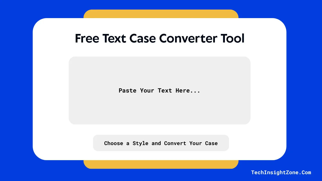Free Text Case Converter Tool