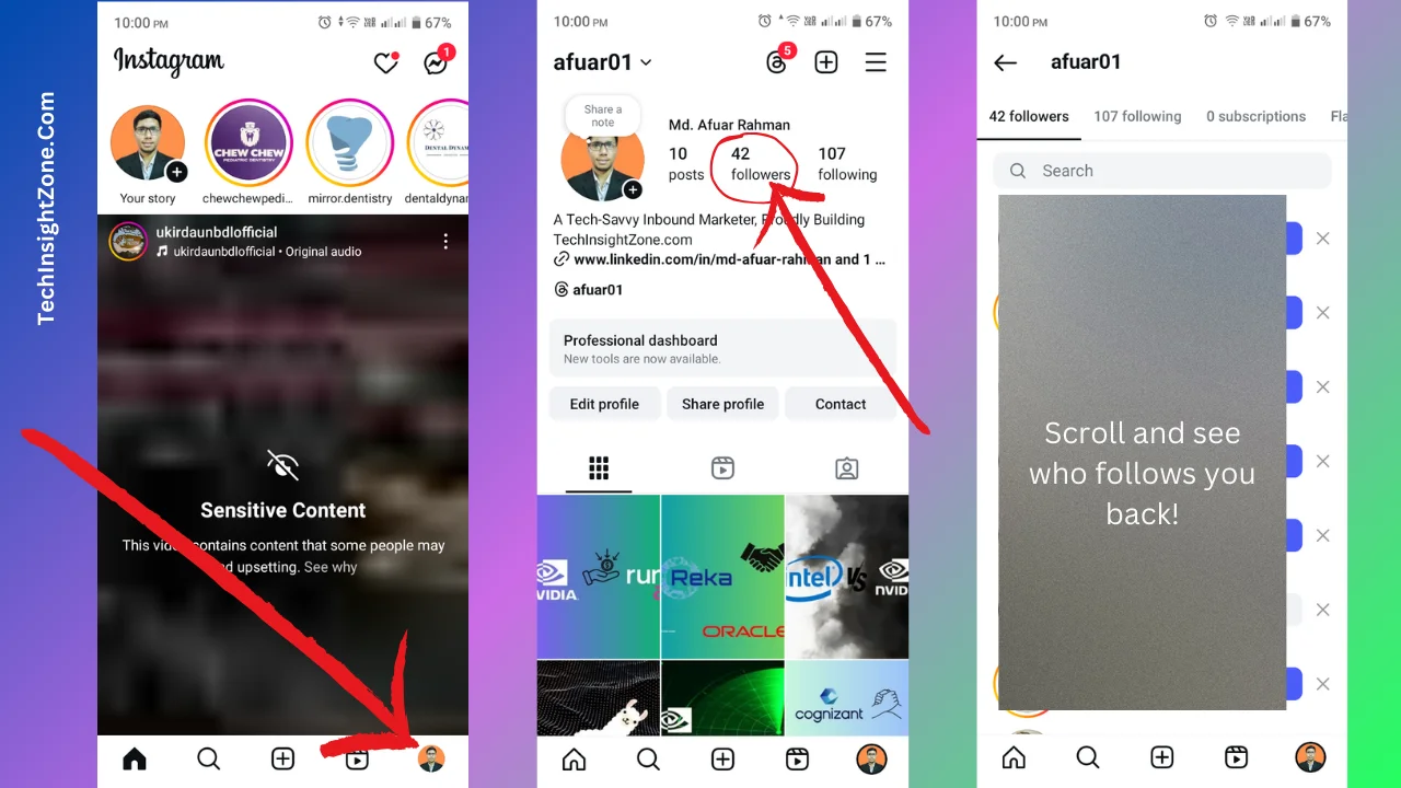 Finding Instagram Followers